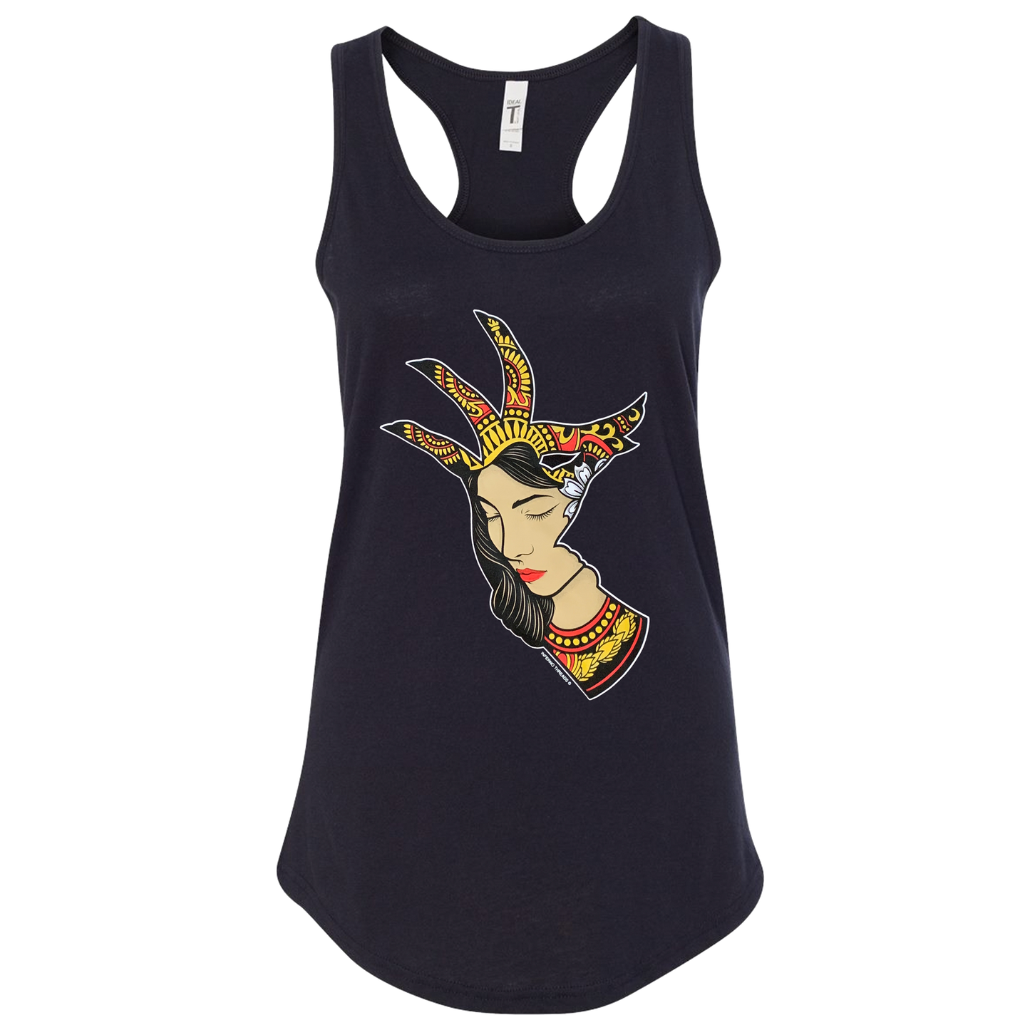 Flower Aspara Ladies Tank