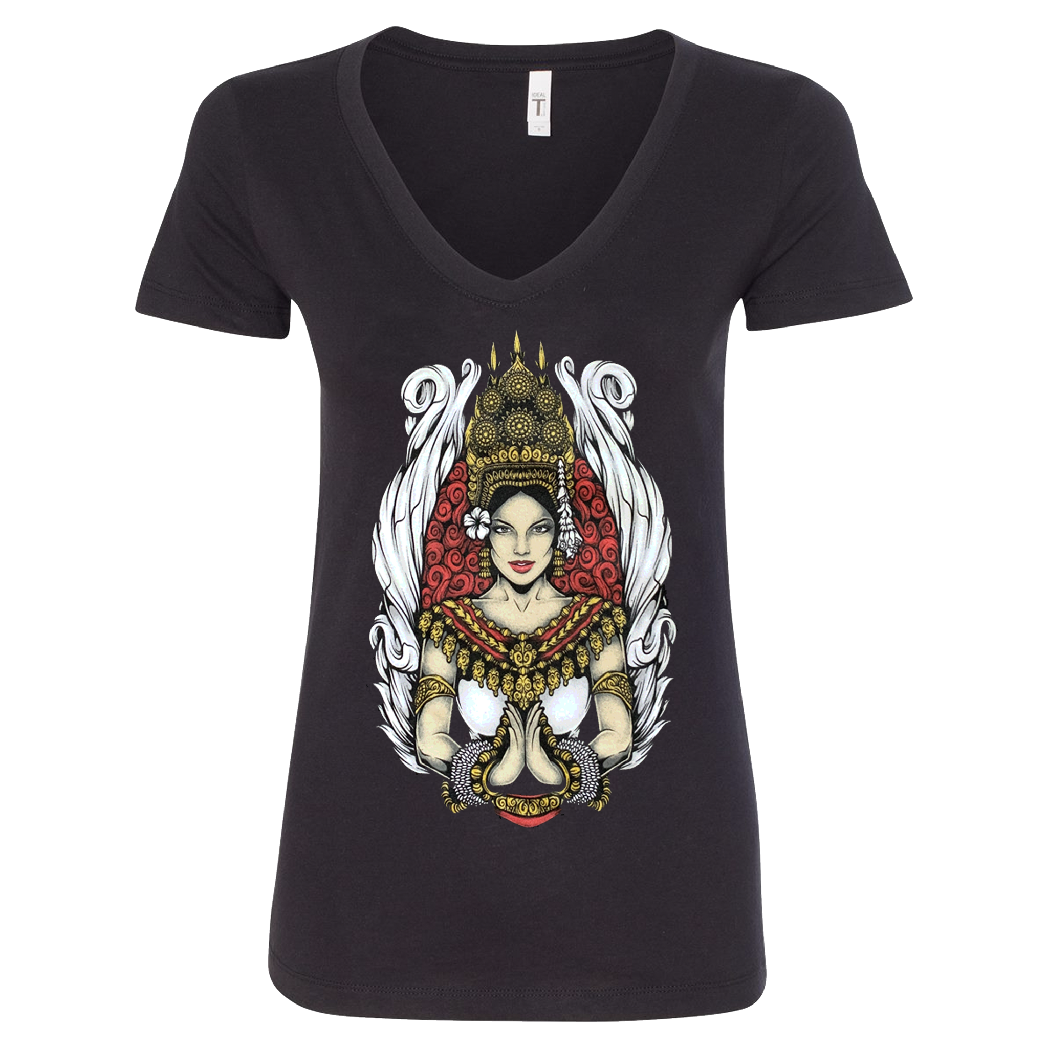 Aspara Ladies V-Neck T-Shirt